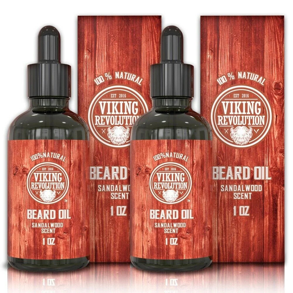 All-Natural Beard Oil Conditioner with Sandalwood Scent