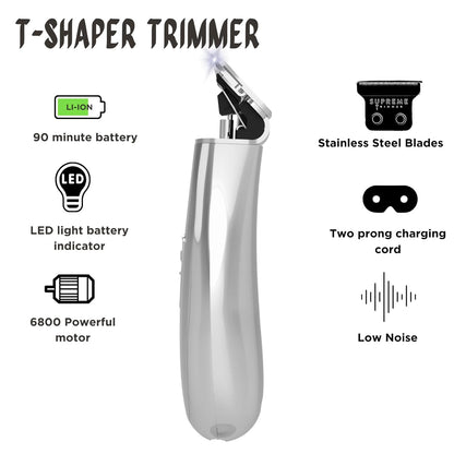 Best hair cutter for men with rechargeable cordless design, perfect for home or barber use