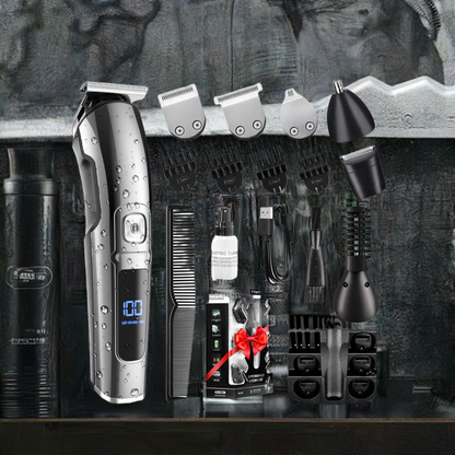 15-in-1 Professional Hair Cutter – Cordless Beard Trimmer Kit