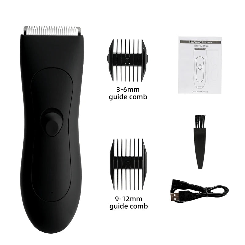 IPX7 waterproof hair cutter for men and women, perfect for use in the shower.